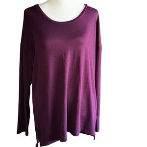 Plum Long Sleeve T-Shirt Sz M